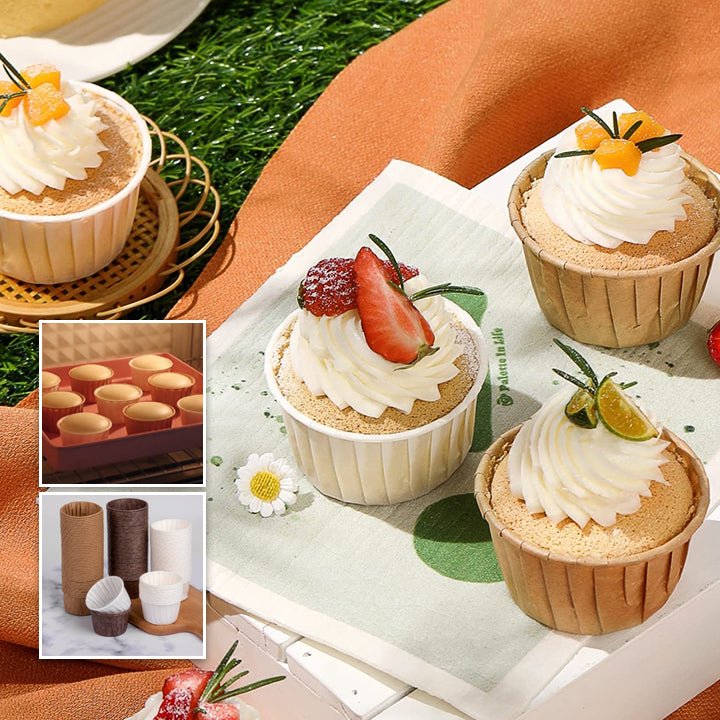 BoxCake™ - Caissettes moules à cupcakes ou muffin en papier (50 unités)